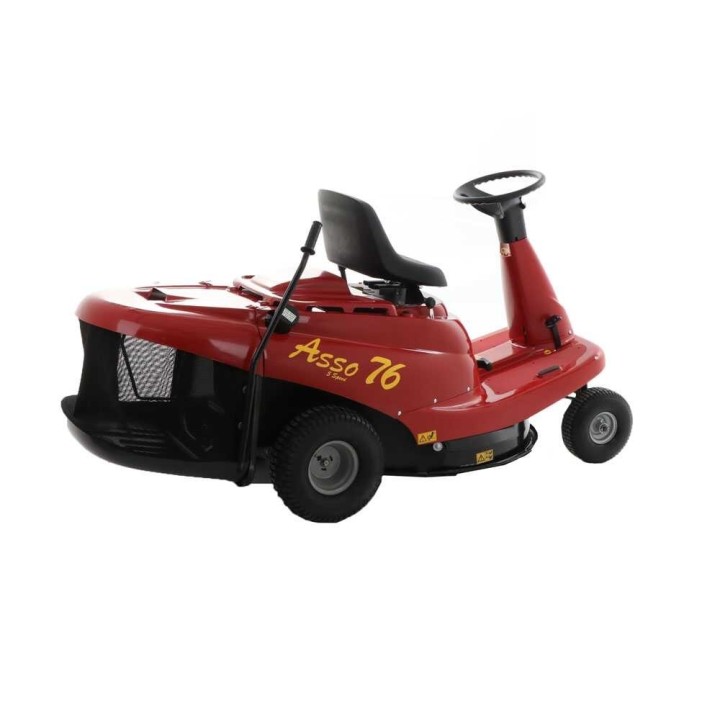 Eurosystems ASSO 76 mini-ajoleikkuri, 76 cm, 13 HP, 150 l keruusäiliö