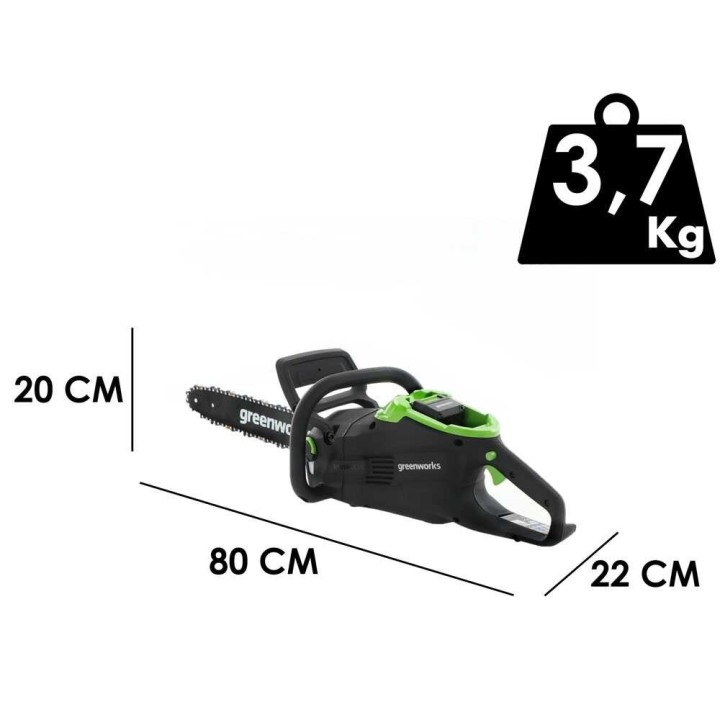 Greenworks GD48CS36 akkumoottorisaha, 48 V, 36 cm