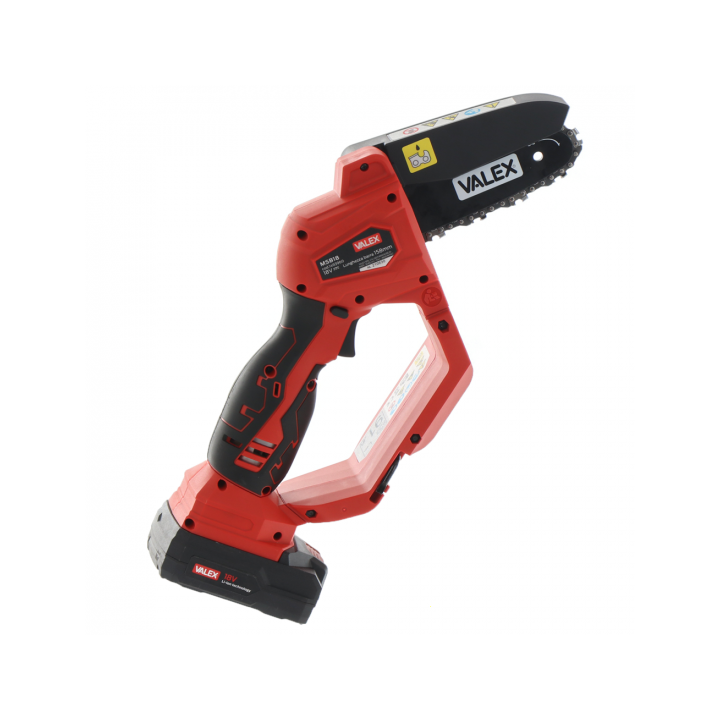 Valex MSB18 akkukäyttöinen oksasaha 18 V 2 Ah 16 cm