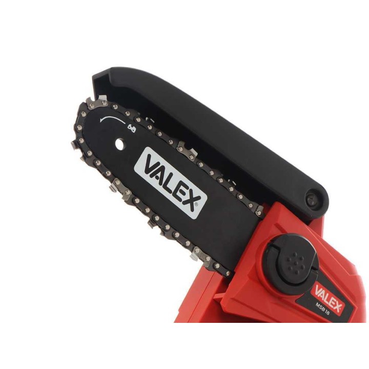 Valex MSB18 akkukäyttöinen oksasaha, 18 V, 2 Ah, 16 cm