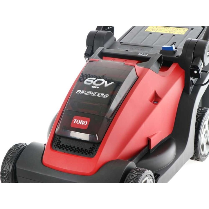 Toro TO-21844 akkuruohonleikkuri, 60 V, 4 Ah, 43 cm, vetävä toiminto