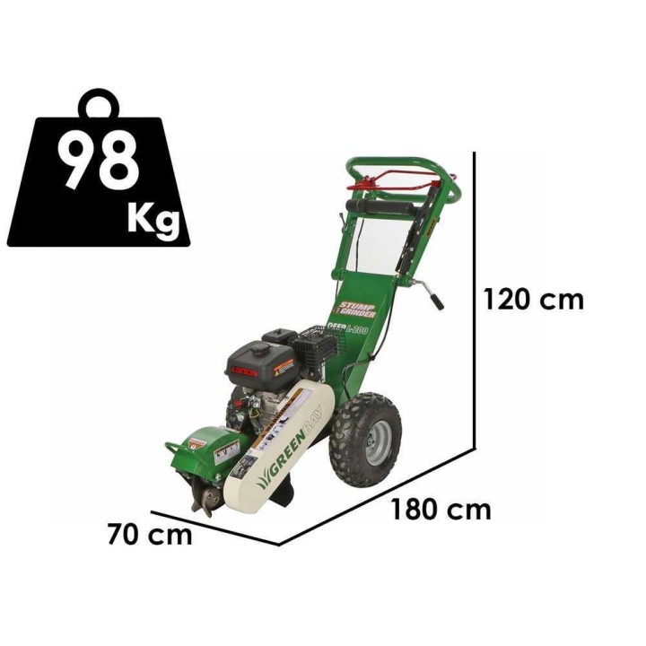 GreenBay Deep L-200 kannonjyrsin, Loncin G200F 196 cm³, 6,5 HP