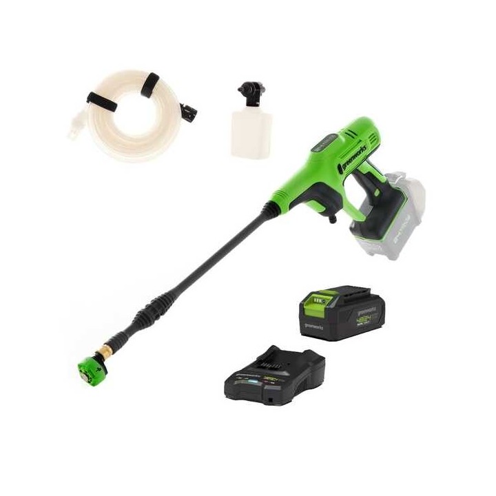 Greenworks G24PWXK4 akkupainepesuri 24 bar 24 V 4 Ah