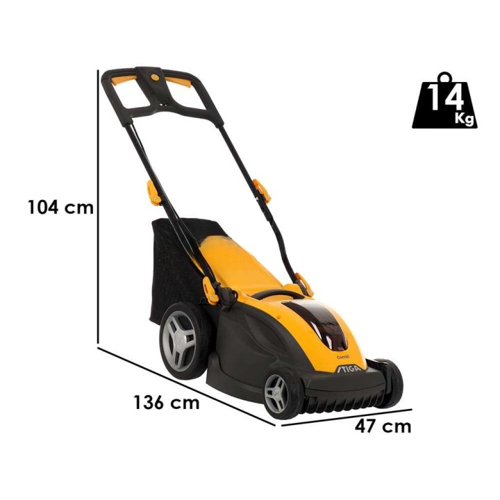 STIGA Combi 340e akkuruohonleikkuri, 38 cm, 48 V, 4 Ah
