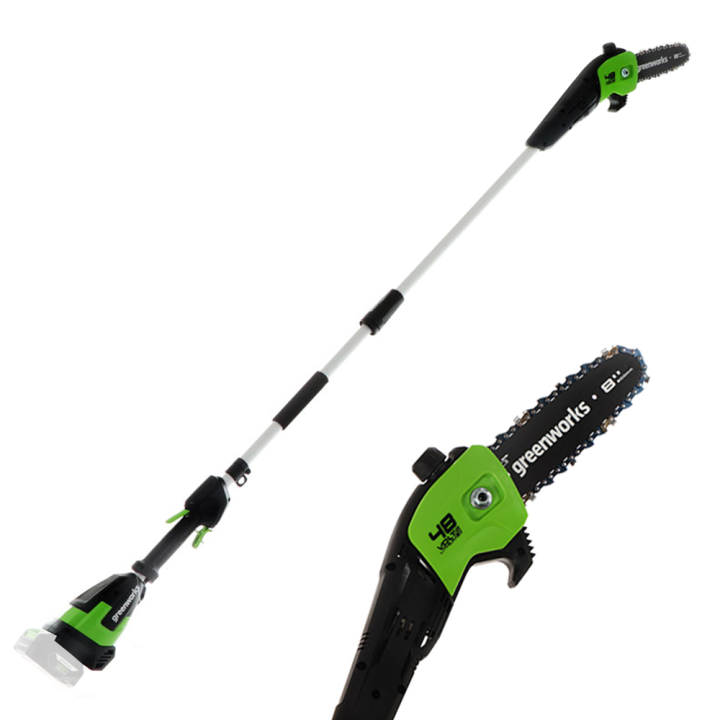 Greenworks G48PS akkukäyttöinen oksasaha 48 V 20 cm ilman akkua ja laturia