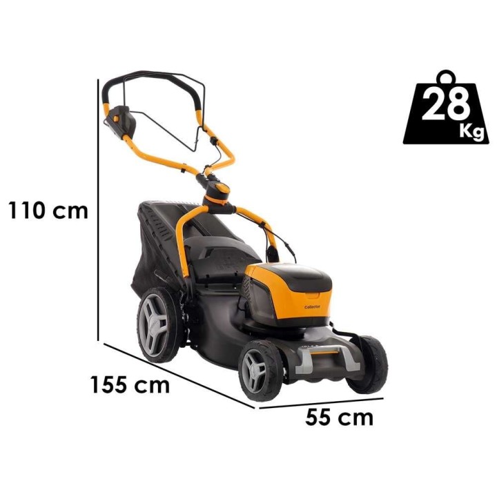 Stiga Collector 548e S Kit akkuruohonleikkuri, 48 V, 46 cm