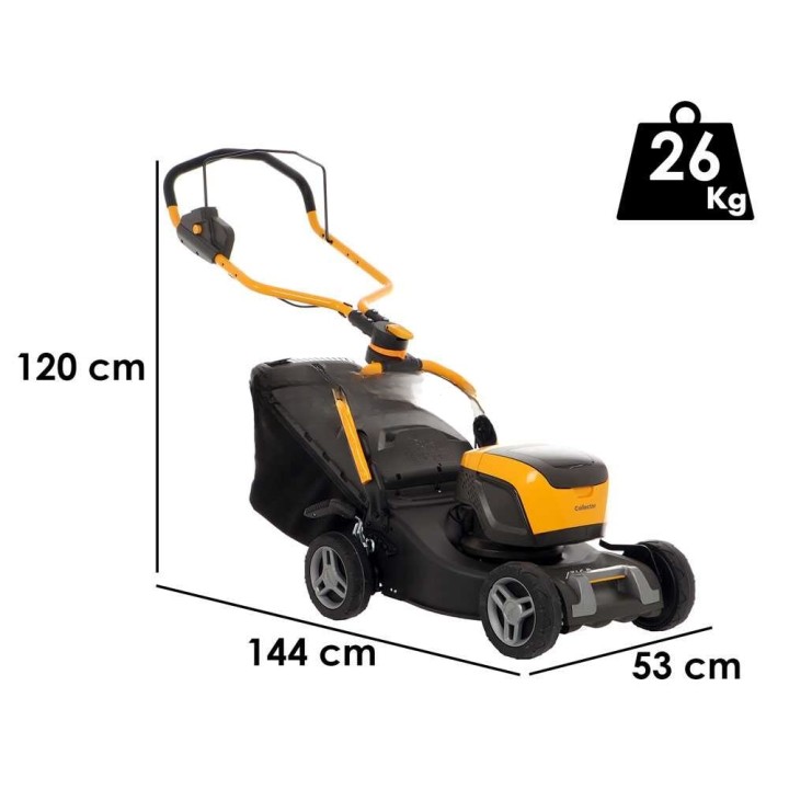 Stiga Collector 543e Kit akkuruohonleikkuri, 48 V, 4 Ah, 41 cm
