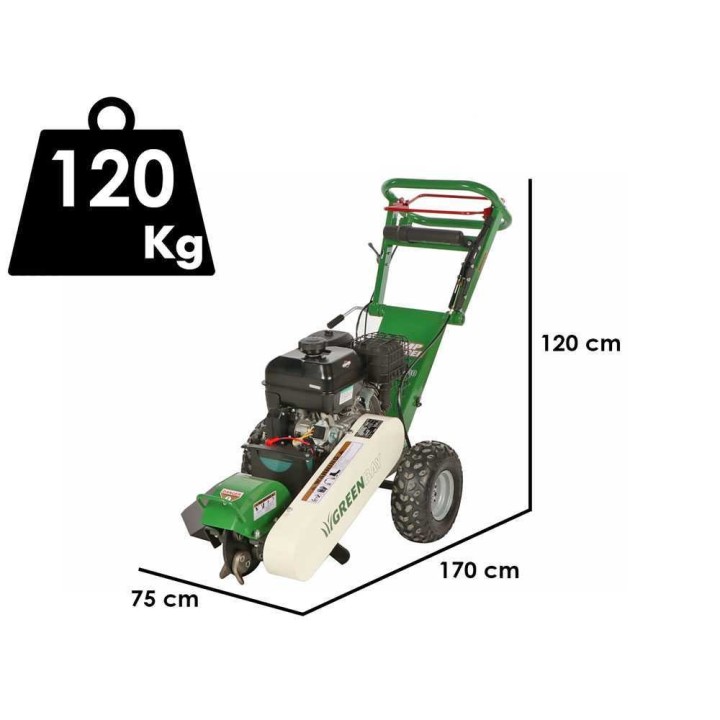 GreenBay Deep BSE-330 kantajyrsin, Briggs & Stratton XR2100, 420 cm³