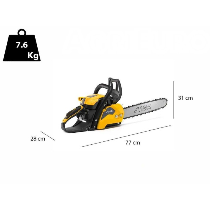 Stiga CS 545 moottorisaha, 42,4 cm³, 40 cm terälevy