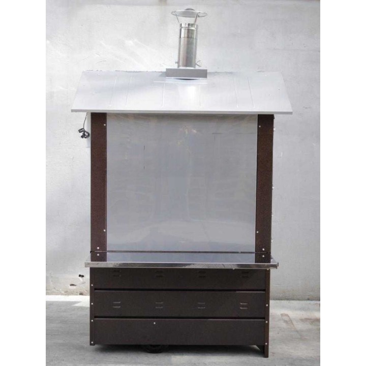 Magnus 100 EXT puu-uuni ulkokäyttöön, 3 paistotasoa, 100 × 50 × 45 cm, 515 kg