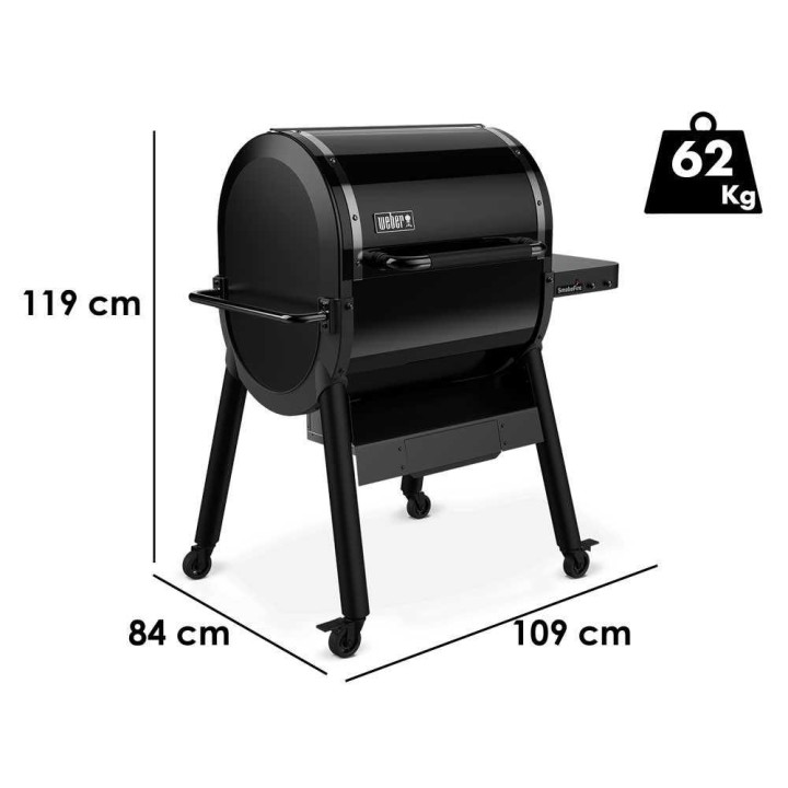 Weber Smoke Fire EPX4 -pellettigrilli, Wi-Fi, 2 745 cm²