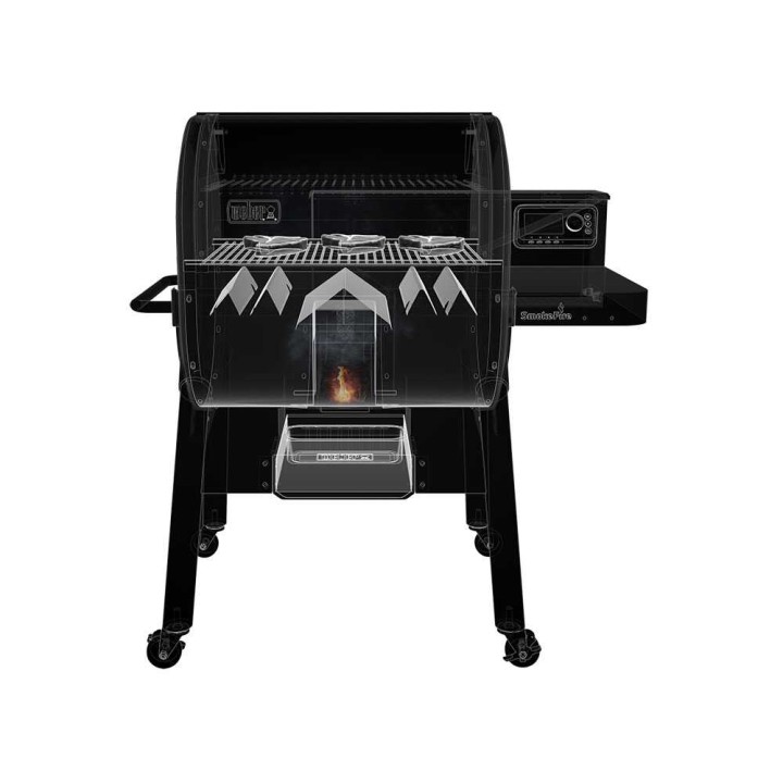Weber Smoke Fire EPX4 -pellettigrilli, Wi-Fi, 2 745 cm²
