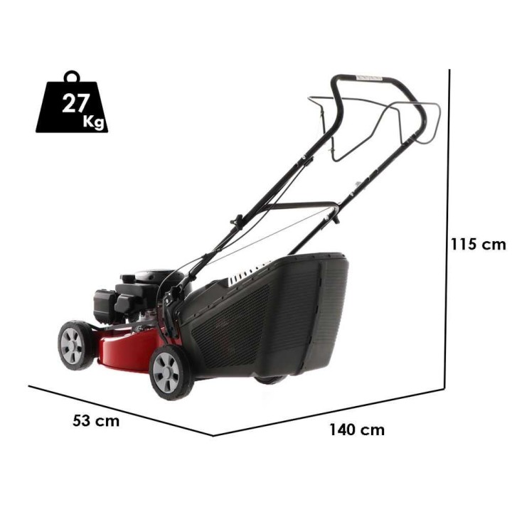 CastelGarden XC 48 S C vetävä 4 in 1 -ruohonleikkuri, 139 cm³, 46 cm