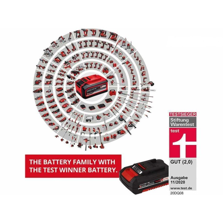 Einhell GP-EA 18/150 BL akkumaapora, 18 V, 2,5 Ah, poranterä mukana