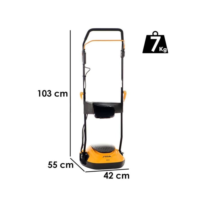 Stiga Aero 132e KIT akkukäyttöinen ilmatyynyruohonleikkuri, 750 W, 30 cm