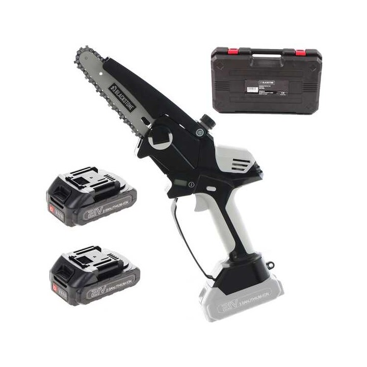 BlackStone HCS 150 akkukäyttöinen oksasaha 300 W 21 V 15 cm