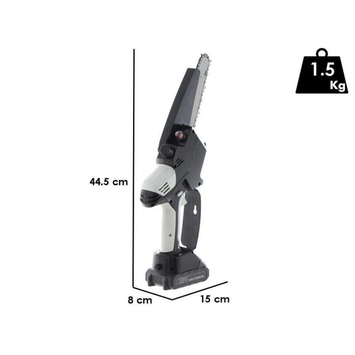 BlackStone HCS 150 akkukäyttöinen oksasaha, 300 W, 21 V, 15 cm