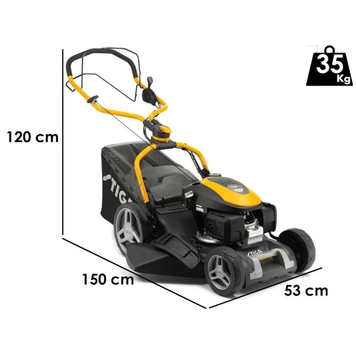 Stiga COMBI 748 V vetävä bensiiniruohonleikkuri, Honda GCVx145, 46 cm, 4,5 HP