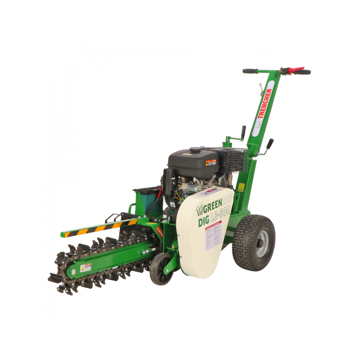GreenBay DIG LE 600 ketjukaivukone Loncin G420F 15 HP