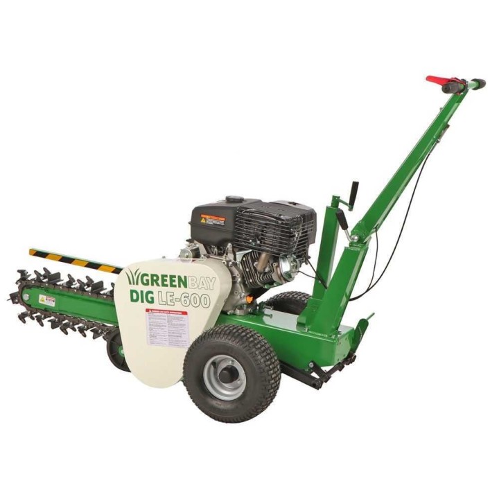GreenBay DIG LE-600 ketjukaivukone, Loncin G420F, 15 HP