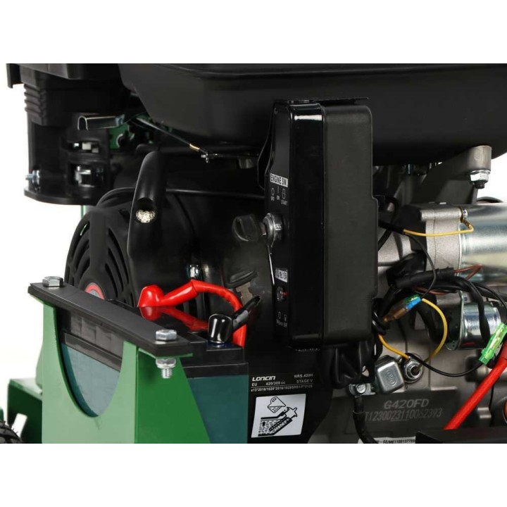 GreenBay DIG LE-600 ketjukaivukone, Loncin G420F, 15 HP