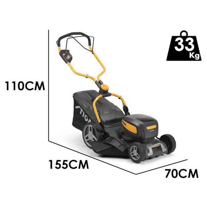 Stiga Combi 748e V akkuruohonleikkuri, 48 V, 46 cm, 2 akkua