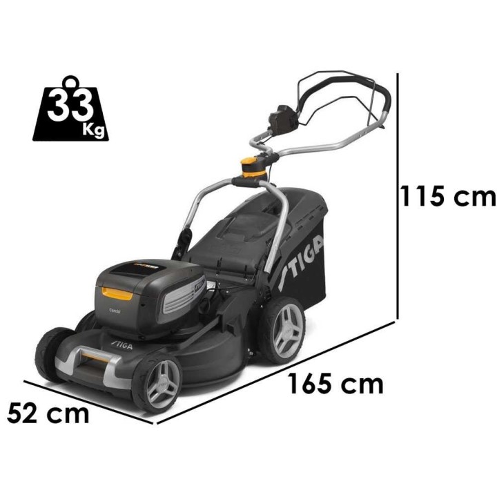 Stiga Combi 950e V akkuvetoleikkuri, 48 V, 48 cm, ilman akkuja ja laturia