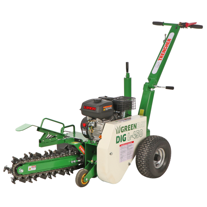 GreenBay DIG L 450 kaivuketjukone Loncin 196 cm 6 5 HP 45 cm syvyys