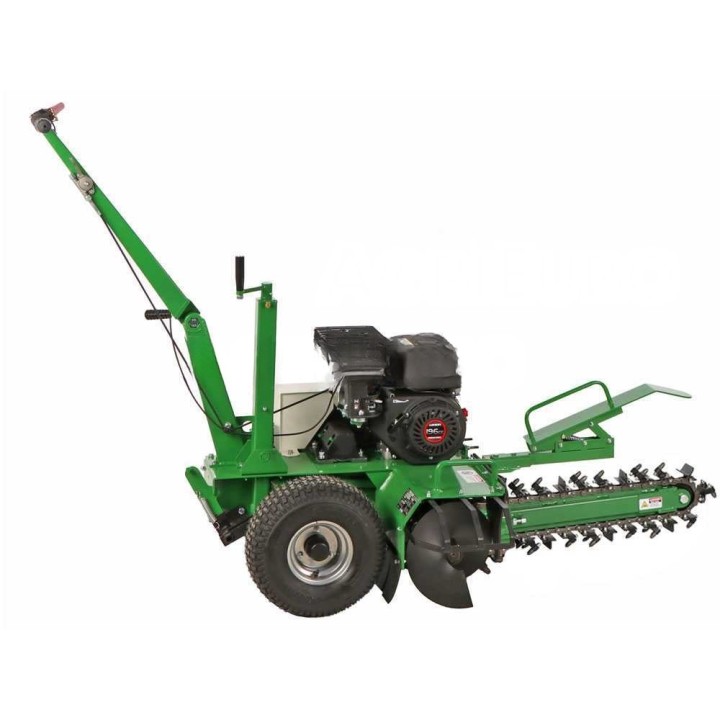 GreenBay DIG L-450 kaivuketjukone, Loncin 196 cm³, 6,5 HP, 45 cm syvyys