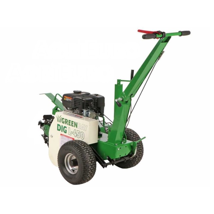 GreenBay DIG L-450 kaivuketjukone, Loncin 196 cm³, 6,5 HP, 45 cm syvyys