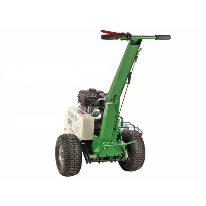 GreenBay DIG L-450 kaivuketjukone, Loncin 196 cm³, 6,5 HP, 45 cm syvyys