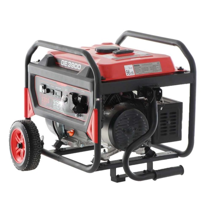 Mosa GE 3900 bensiinikäyttöinen generaattori, 3 kW, 3,3 kW, yksivaiheinen
