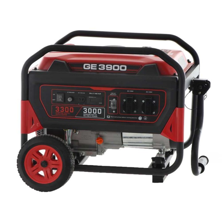 Mosa GE 3900 bensiinikäyttöinen generaattori, 3 kW, 3,3 kW, yksivaiheinen