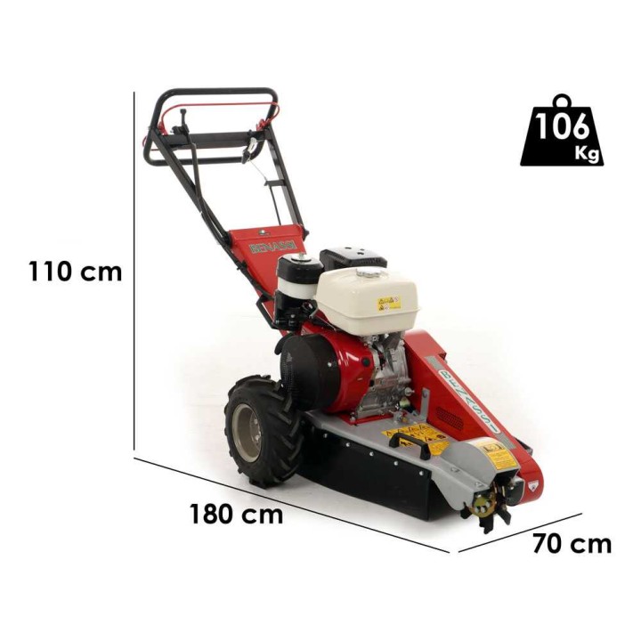 Benassi FR280 -kantojyrsin, Honda GX390, 13 HP, 12 jyrsintähammasta