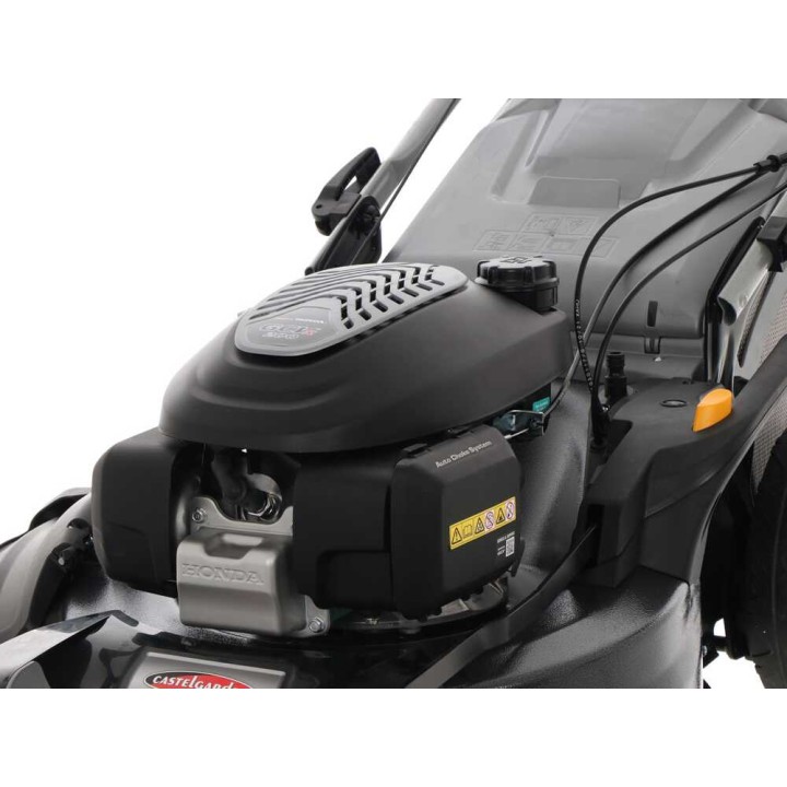 CastelGarden XS 55 HV vetävä bensiiniruohonleikkuri, 53 cm, Honda GCVx 200, 4-in-1
