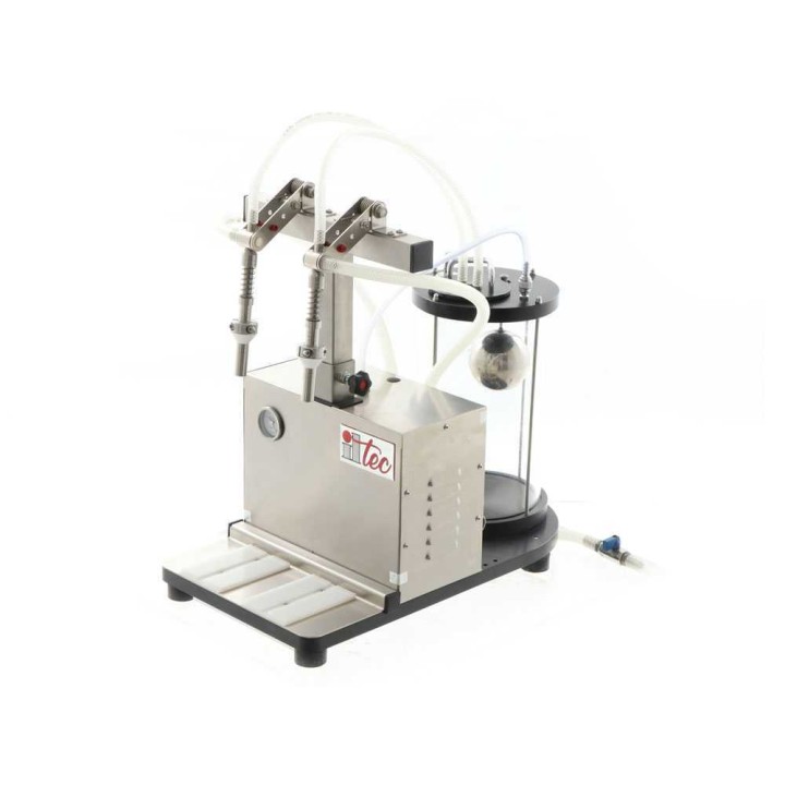 Il-Tec Ultrafiller 2 sähköinen alipaineella toimiva pullotuskone, 230 V, 2 suutinta
