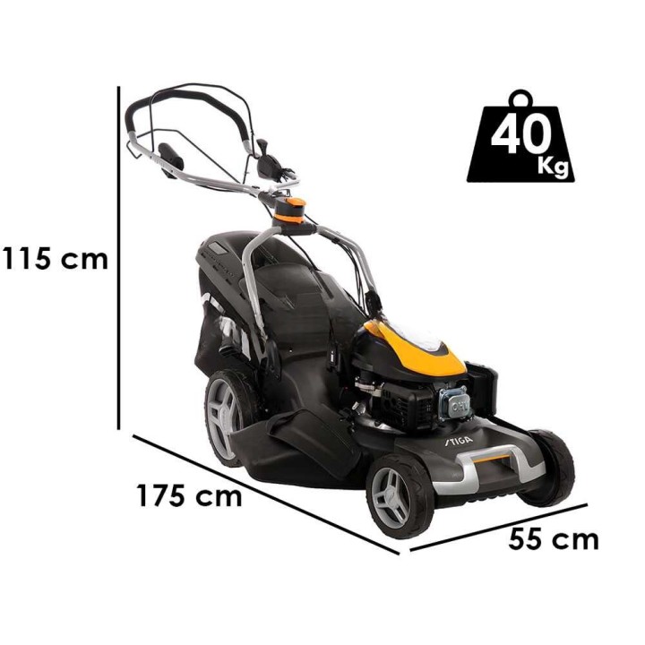 Stiga COMBI 955 VE vetävä ruohonleikkuri, 196 cm³, sähköstartti, 52 cm