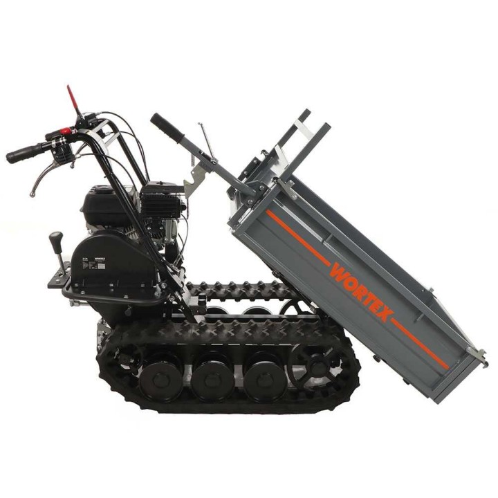 Wortex SFL 300 telaketjukärry, 300 kg, 6,5 HP, pidennettävä lava