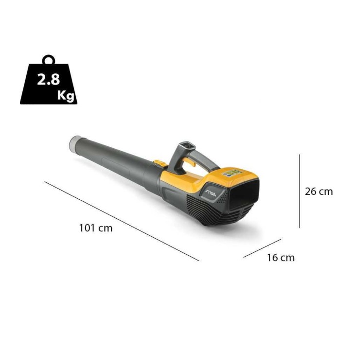Stiga BL 500e -akkupuhallin, 500 W, 48 V, ilman akkua ja laturia