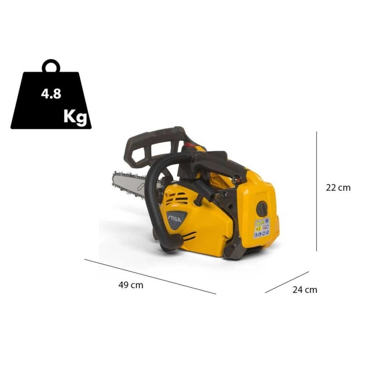 Stiga PR 730 C -karsintamoottorisaha, 26,9 cm³, 25 cm carving-laippa
