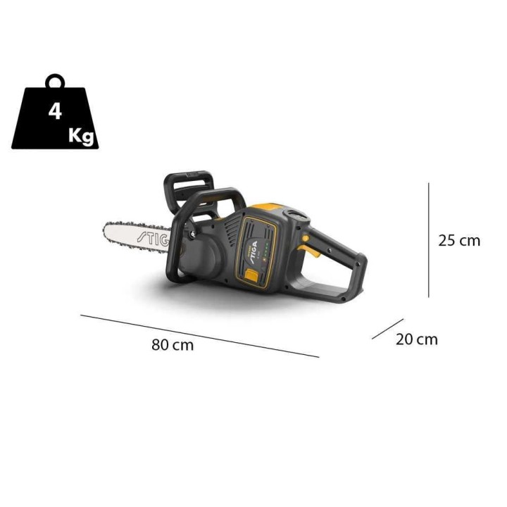 Stiga CS 700e akkumoottorisaha, 35 cm, 48 V, ilman akkua ja laturia