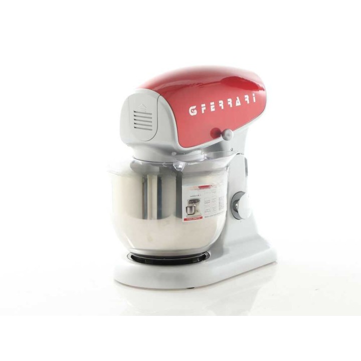 G3 FERRARI Pastaio DELUXE planetaarinen yleiskone, 1 200 W, 5,2 l, punainen