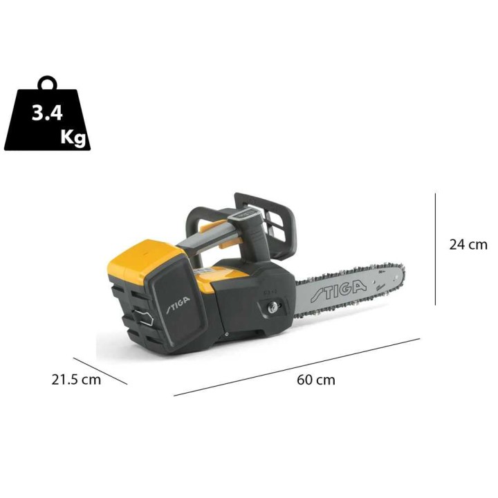 Stiga PR 700e oksasaha, 48 V, 4 Ah, 30 cm