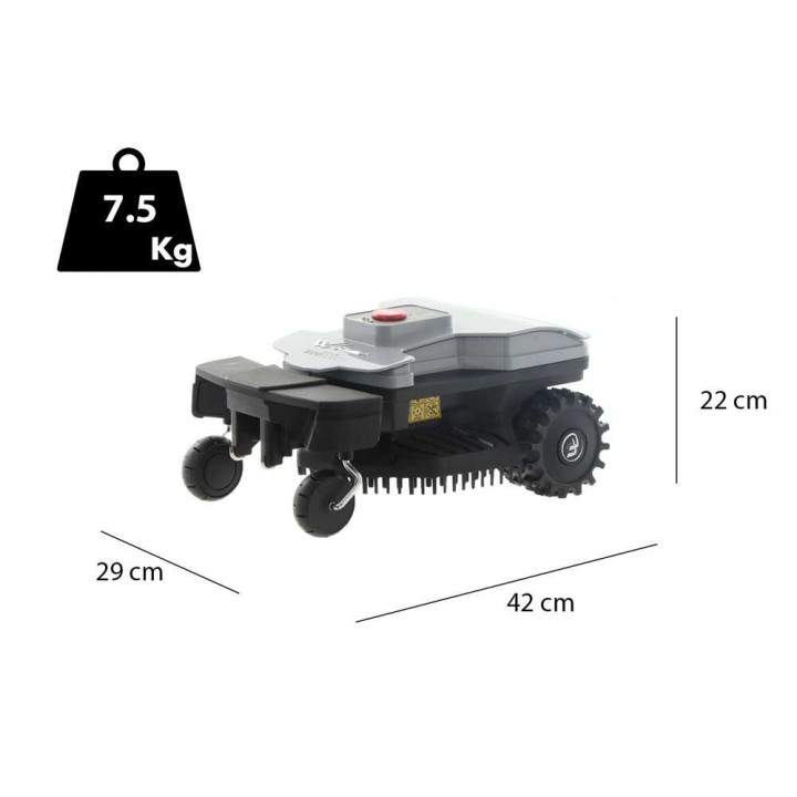 Wiper IKE XH10R robottiruohonleikkuri, 18 cm, 25,9 V, sovellushallinta