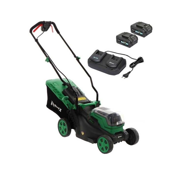 Ribimex PRBAT20 TON33 akkuruohonleikkuri 2 20 V 34 cm
