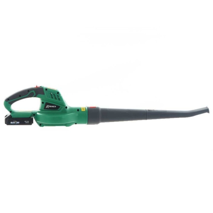 Ribimex PRBAT20-S akkukäyttöinen puhallin, 20 V, 2 Ah, 180 km/h