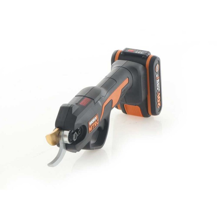 Worx Nitro WG330E.9 akkukäyttöiset oksasakset, 20 V, ilman akkua ja laturia