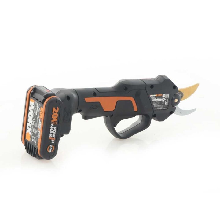 Worx Nitro WG330E.9 akkukäyttöiset oksasakset, 20 V, ilman akkua ja laturia