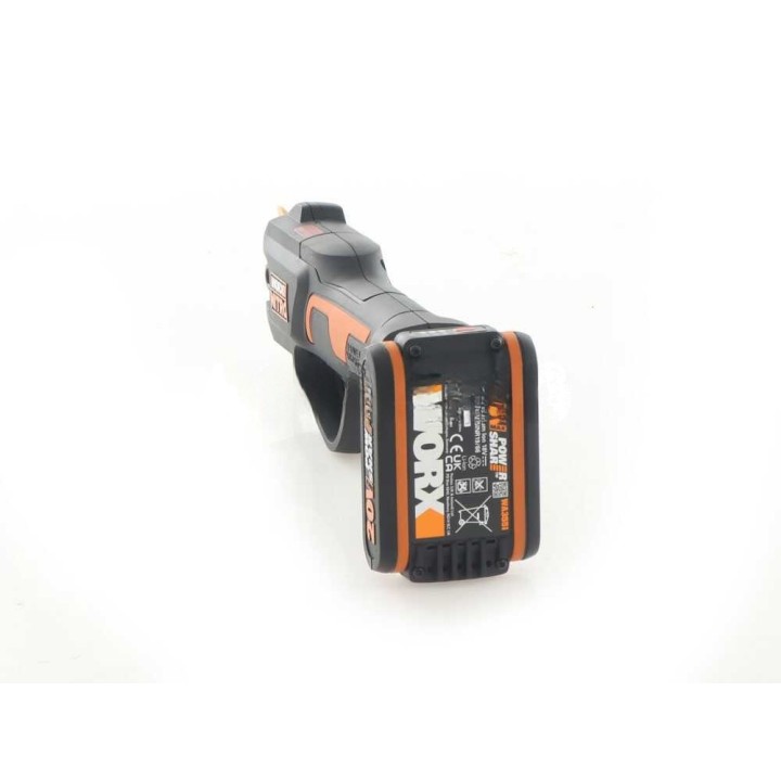 Worx Nitro WG330E.9 akkukäyttöiset oksasakset, 20 V, ilman akkua ja laturia