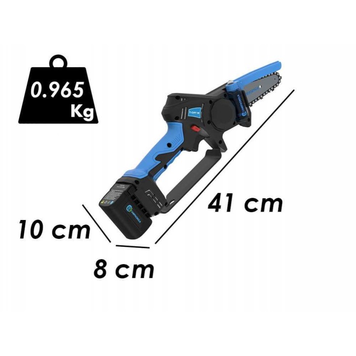 Campagnola T-CAT M akkukäyttöinen oksasaha, 500 W, 2 × 2,5 Ah